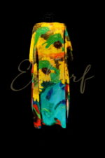 Rochie Tip Poncho Floral - imagine 2