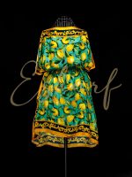 Set Poncho Si Geanta De Plaja Lemon Meadow