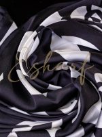 Esarfa Black and White - imagine 2