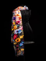 Set Esarfa Casmir Doua Fete Si Manusi Fly Flower