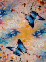 Set Esarfa Casmir Doua Fete Si Manusi Fly Flower - imagine 3
