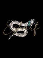 Brosa Snake Argintie