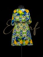 Set Poncho Si Geanta De Plaja Lemon