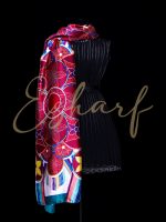 Esarfa Mandala Burgundy