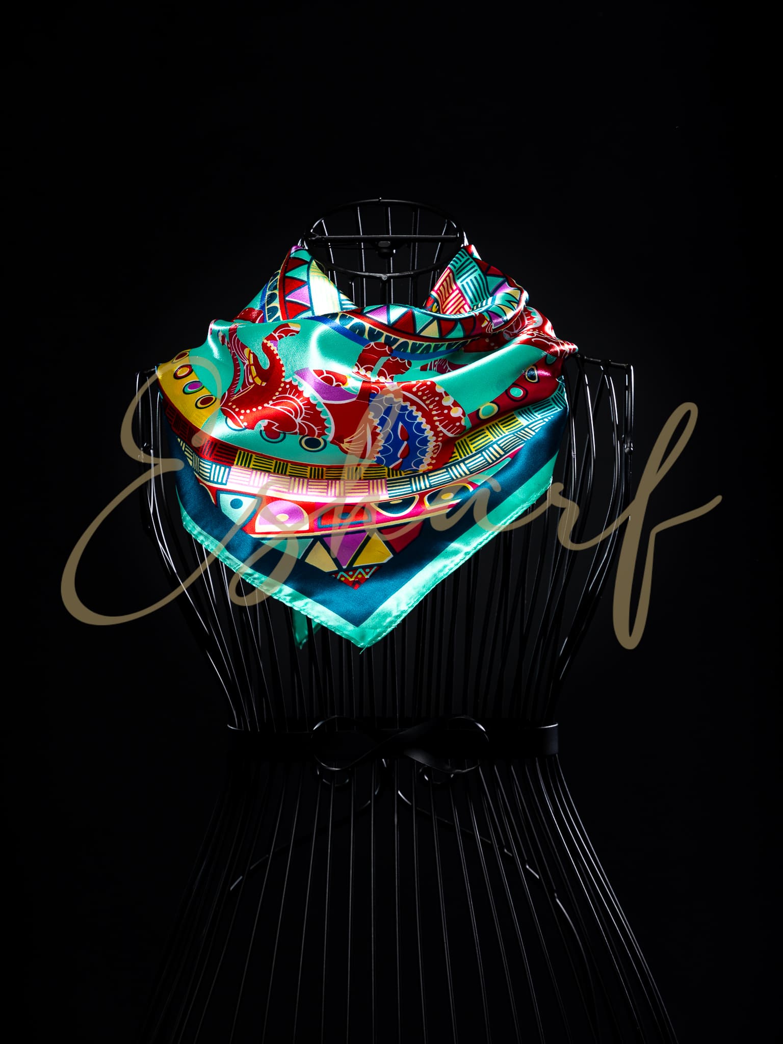 IMG_2890 Esarfa Patrata Ena - imagine 1