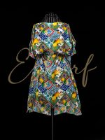 Set Poncho Si Geanta De Plaja Citrus Wrap