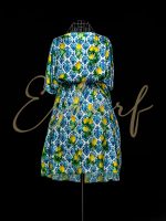 Set Poncho Si Geanta De Plaja Lemon Breeze