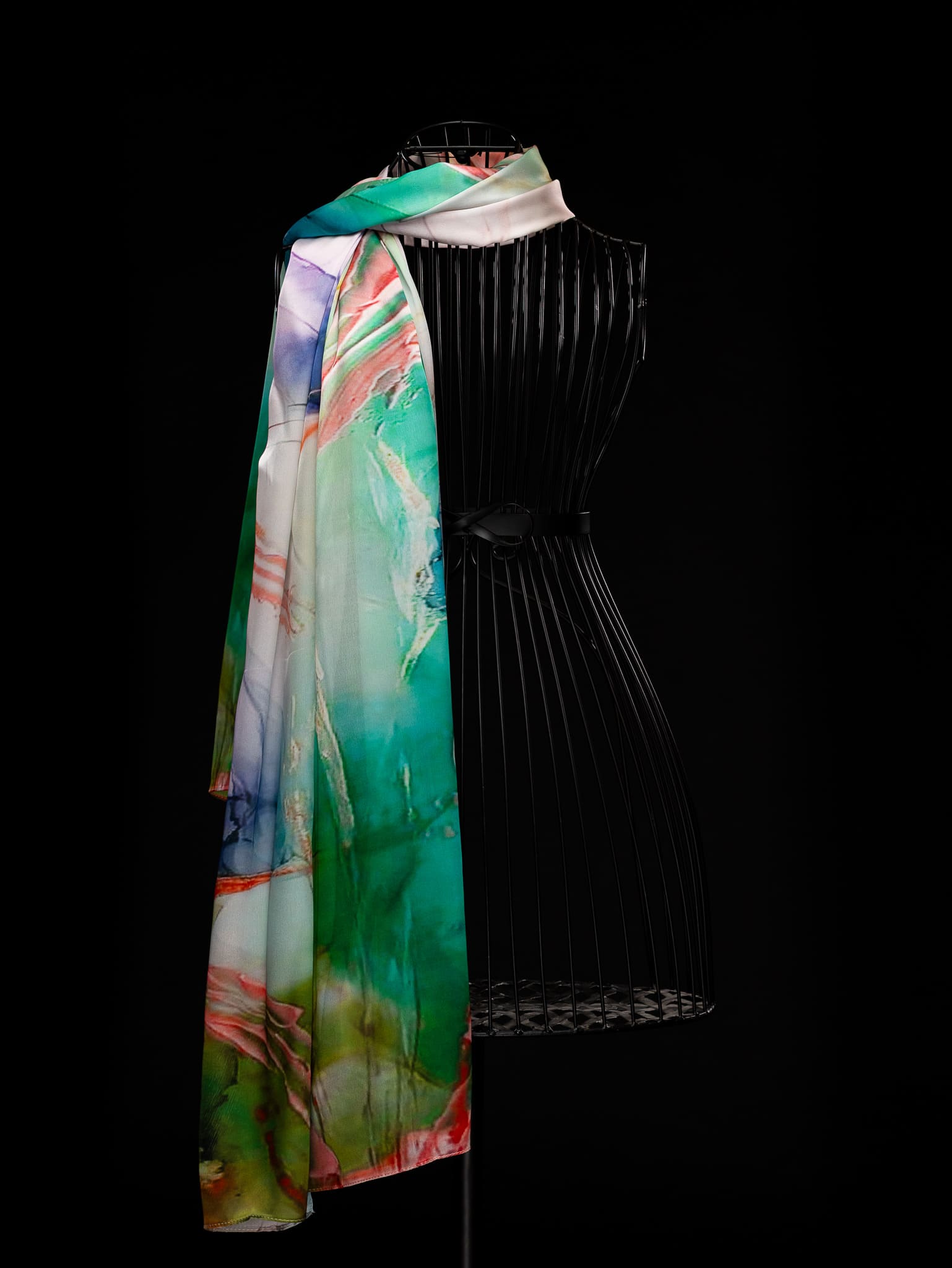 ZUZ_2435 Esarfa Waves Aurevi - imagine 1